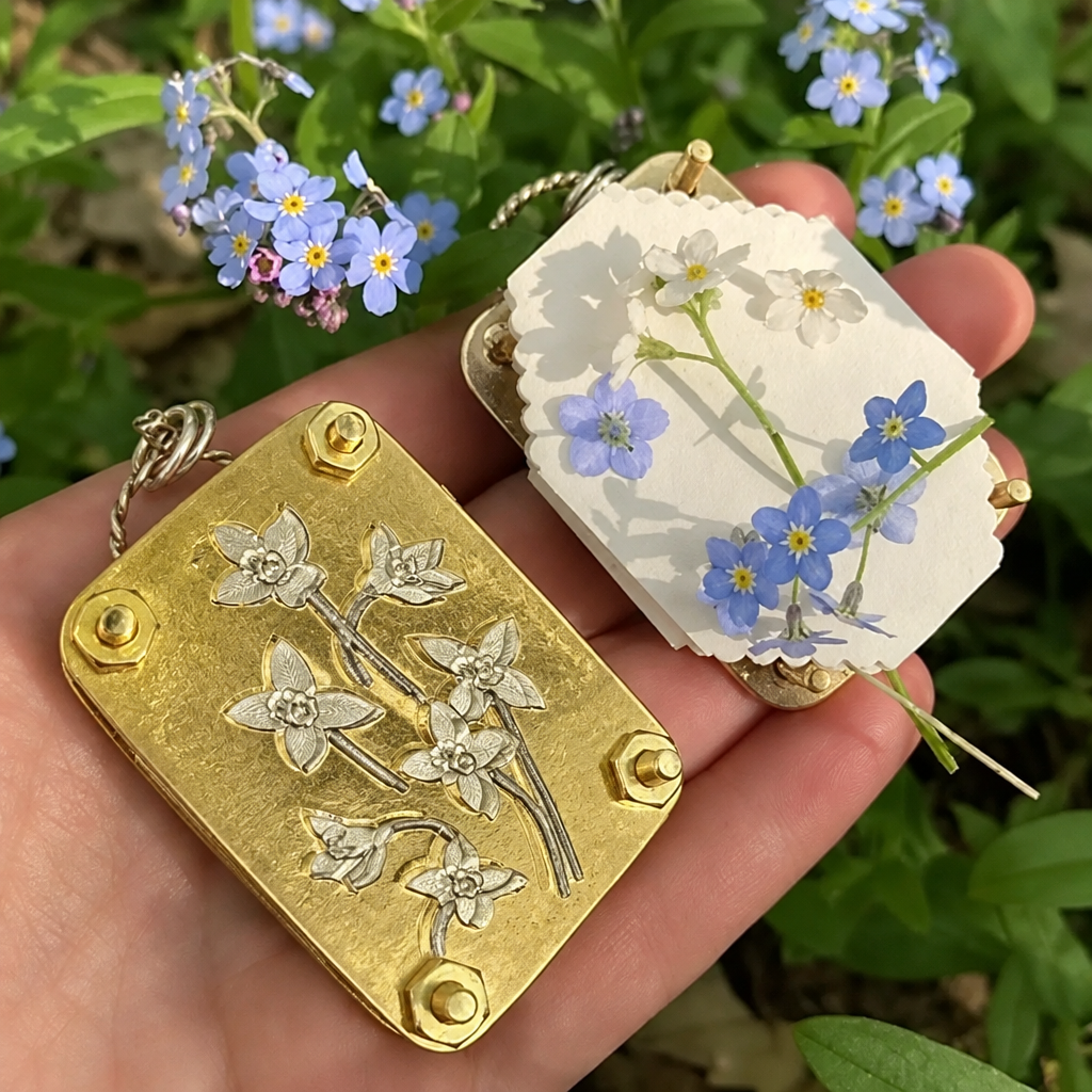 The Pocket Press: Mini Metal Flower Press | Botanical Keepsake Maker