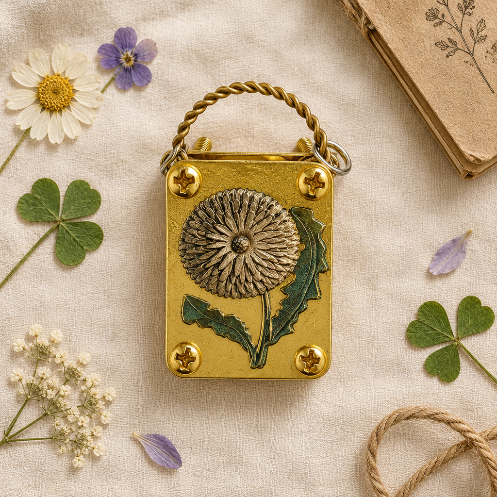 The Pocket Press: Mini Metal Flower Press | Botanical Keepsake Maker