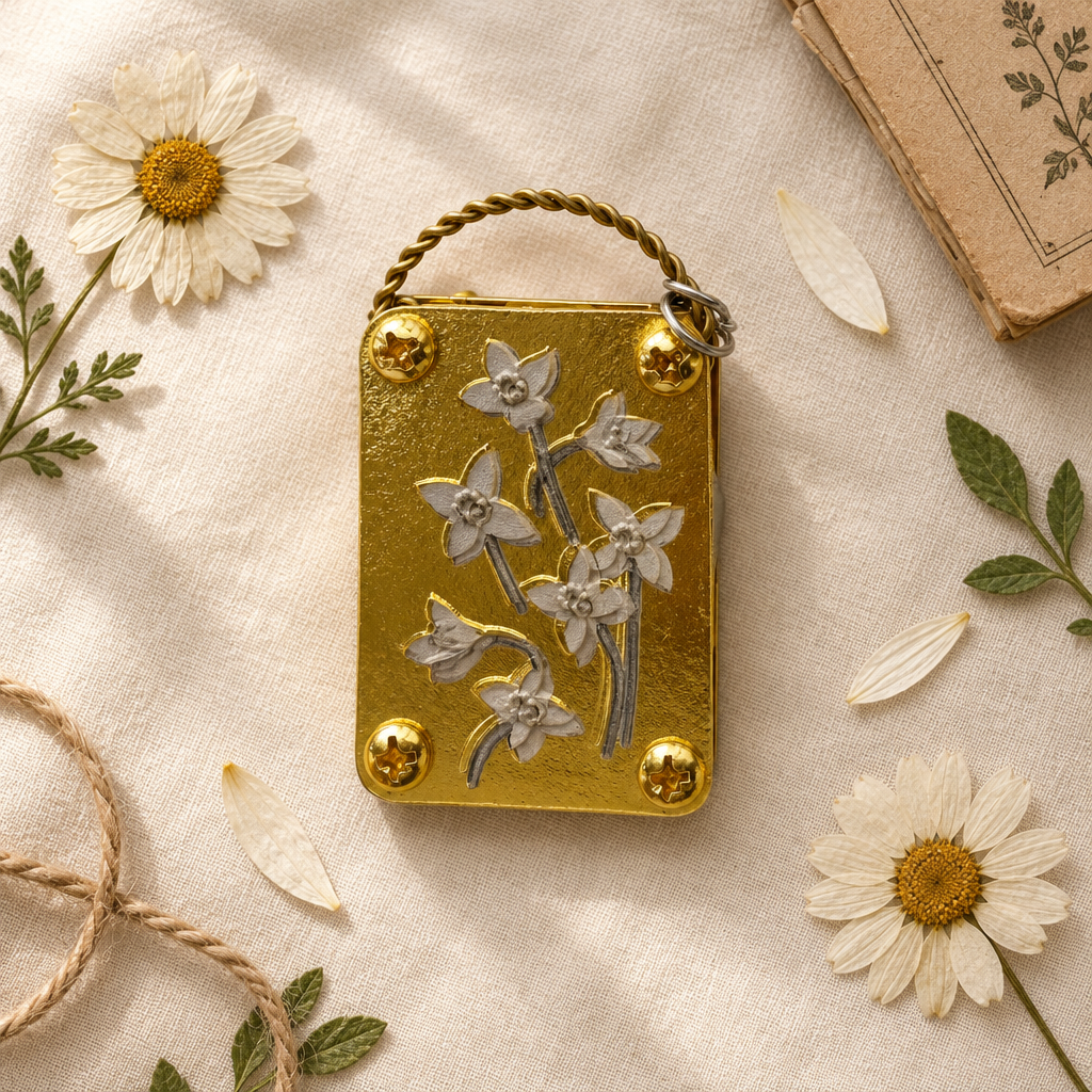 The Pocket Press: Mini Metal Flower Press | Botanical Keepsake Maker
